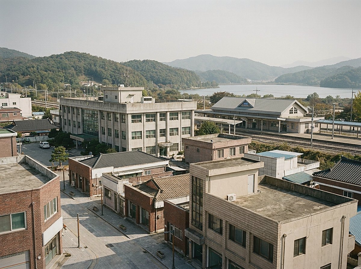 춘천시 명동·소양 원도심 전경