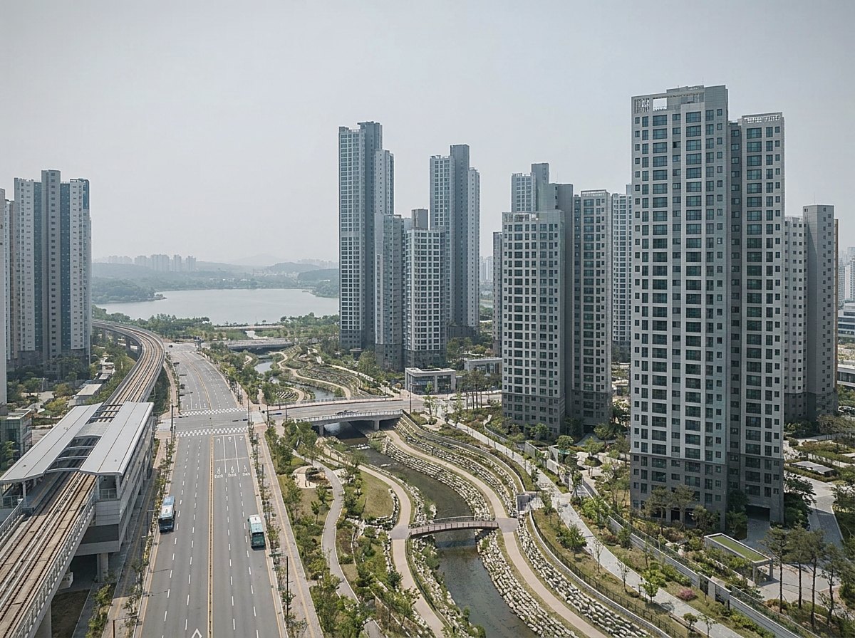 춘천시 퇴계·석사·강남 전경
