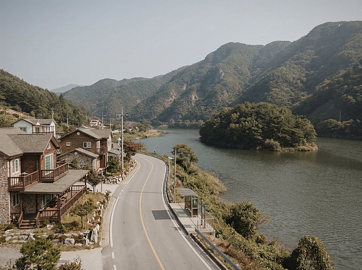 춘천시 서면·남산 외곽 전경